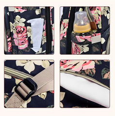 Multi-Function Foldable Baby Bed Diaper Bag, Waterproof