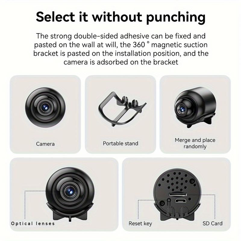 Indoor Security Camera Wireless Anti-Theft Video Recording APP 720P Support Memory Card IP Camera USB Voice X5 Camera