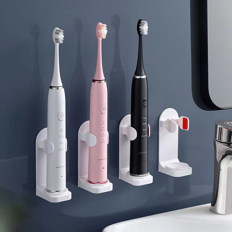 Revolutionary Adjustable Electric Toothbrush Holder - Non-Slip Silicone Wall Mount for 99% of Toothbrushes