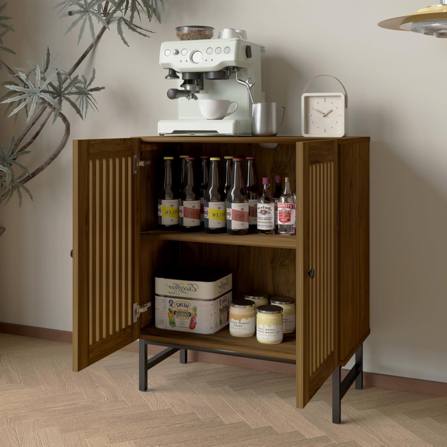 Buffet Storage Cabinet with 2 Doors,Kitchen Sideboard with Storage,Coffee Bar