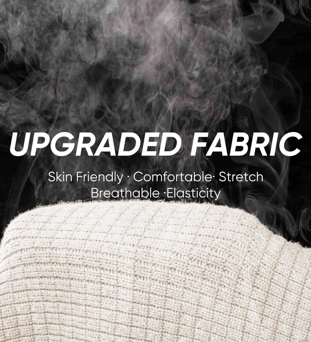 Mens Crewneck Sweater Waffle Textured Knitted Solid Pullover Casual Daily Wear Soft 2025 Fashion Pullovers