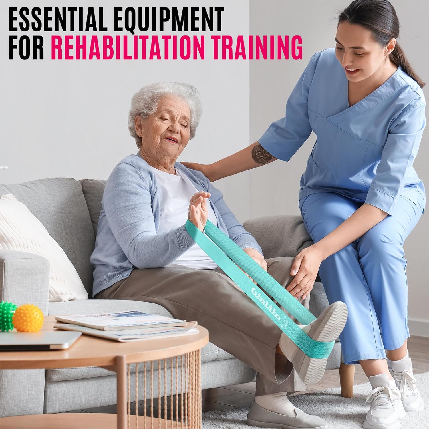 Fabric Resistance Bands for Working Out - Booty Bands for Legs -Glutes Training for Women and Men