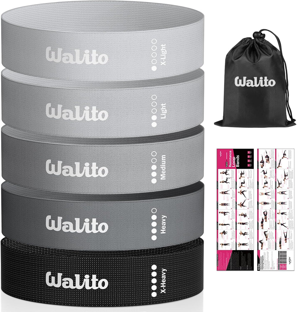 Fabric Resistance Bands for Working Out - Booty Bands for Legs -Glutes Training for Women and Men