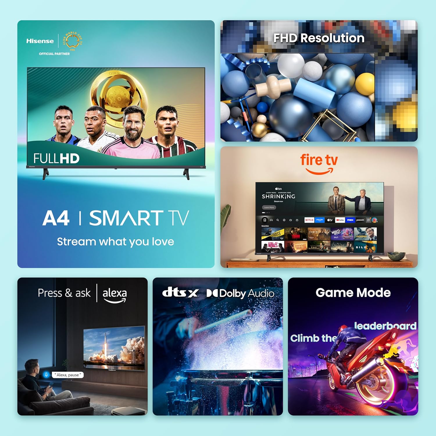 32-Inch Class A4 Series FHD 1080P Smart Fire TV (32A4NF, 2025 Model)
