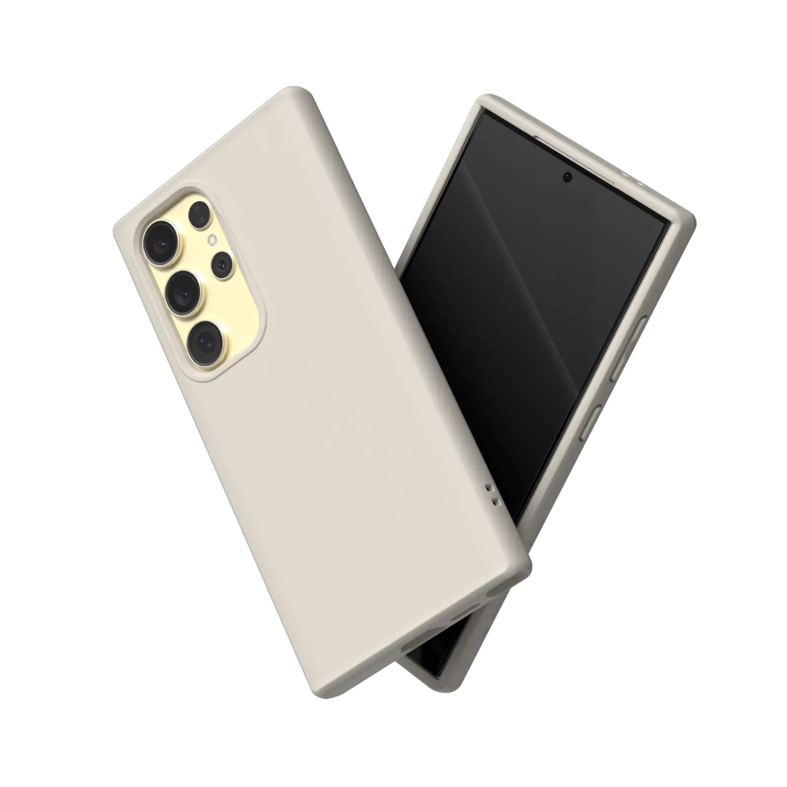 RhinoShield Case Compatible with [Galaxy S24 Ultra] | SolidSuit - Shock Absorbent Slim Design Protective Cover with Premium Matte Finish 3.5M / 11ft Drop Protection - Shell Beige