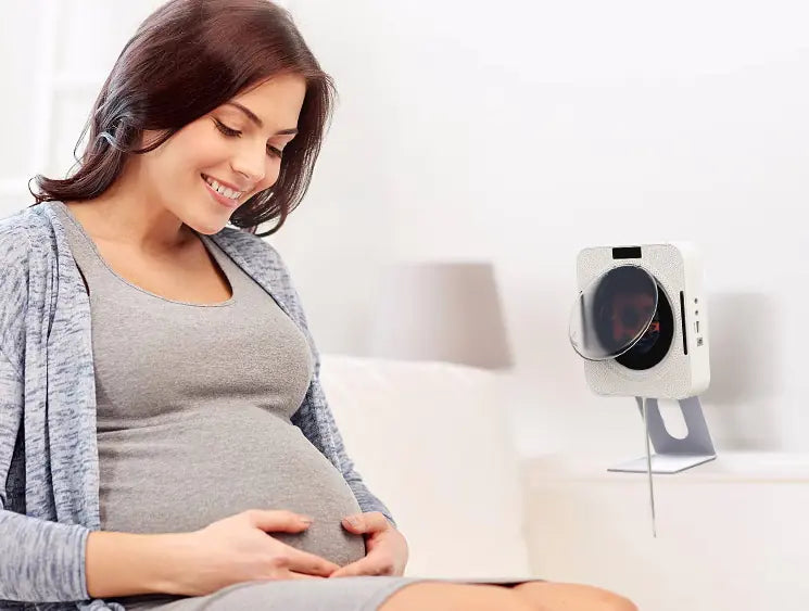 Portable CD Player and Bluetooth Speaker for Learning