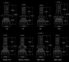 LED Car Headlights with High-Performance Illumination
