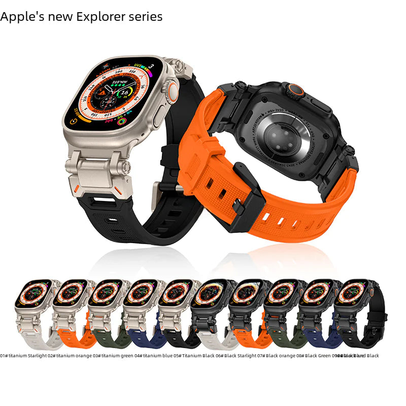 Titanium Stainless Steel + TPU Band for Apple Watch Ultra2